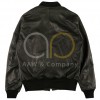 Black Leather Flight  Jacket